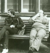 Bronius Čekanauskas su geru bičiuliu Algimantu Ugianskiu Bronius Čekanauskas su geru bičiuliu Algimantu Ugianskiu