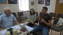 Seminarą veda Dainius Radzevičius. Vytauto Žeimanto nuotrauka Seminarą veda Dainius Radzevičius. Vytauto Žeimanto nuotrauka