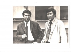 Romualdas Čėsma su kolega Jonu Bagdanskiu 