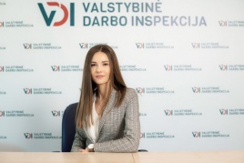 VDI Darbo teisės skyriaus vedėja-vyriausioji darbo inspektorė Ieva Piličiauskaitė