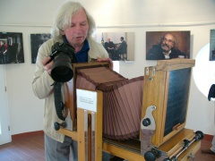 Erikos Straigytės nuotraukoje: parodos autorius Stasys Paškevičius