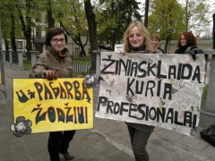Kokia ta žurnalistika (D. Radzevičiaus nuotr.). Kokia ta žurnalistika (D. Radzevičiaus nuotr.).
