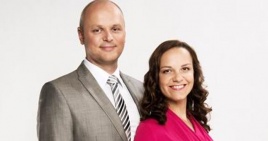 Laidos „60 minučių“ vedėjai Agnė Skamarakaitė ir Deividas Jursevičius. LRT nuotrauka Laidos „60 minučių“ vedėjai Agnė Skamarakaitė ir Deividas Jursevičius. LRT nuotrauka