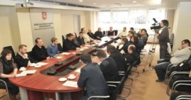 Spaudos konferencijoje. Organizatorių nuotr. Spaudos konferencijoje. Organizatorių nuotr.