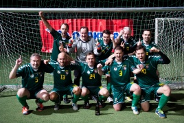 Čempionų titulą apgynė „Press‘o“ žurnalistai Čempionų titulą apgynė „Press‘o“ žurnalistai