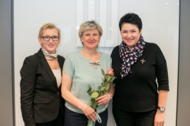 Iš kairės: Vida Vencienė, Lina Inga Kačiušytė ir Daina Gudzinevičiūtė Iš kairės: Vida Vencienė, Lina Inga Kačiušytė ir Daina Gudzinevičiūtė