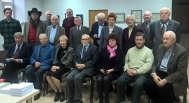 Po knygos pristatymo. Centre Danutė ir Algimantas Indriūnai. Dianos Kerbedytės nuotrauka Po knygos pristatymo. Centre Danutė ir Algimantas Indriūnai. Dianos Kerbedytės nuotrauka