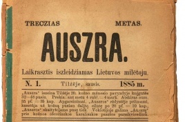 M. Slančiausk sukūrtus eilėraščius skelbė ir „Aušra“ 