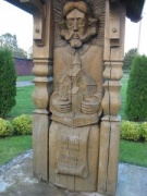 Martyno Mažvydo stogastulpis Gardame, Šilutės r., 2012. Nuotrauka Kęstučio Puloko Martyno Mažvydo stogastulpis Gardame, Šilutės r., 2012. Nuotrauka Kęstučio Puloko