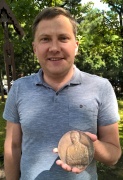 Virginijus Savukynas su Antano Macijausko medaliu.. Dainiaus Radzevičiaus nuotrauka