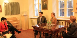 Susitikime su Lenkijos instituto Vilniuje direktoriumi, Lenkijos Respublikos ambasados patarėju Marcinu Łapczyńskiu . Daivos Červokienės nuotrauka